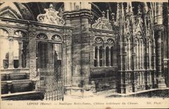 CPA Lepine Marne Basilique Notre Dame Cloture interieure du Choeur 