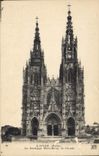 CPA L'Epine Marne La Basilique Notre Dame la Facade 