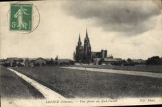 CPA Lepine Marne Vue prise au sud Ouest 