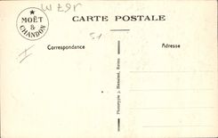 CPA Cloitre de l'Abbaye d'Hautvillers Propriete de la Maison Moet et Chandon