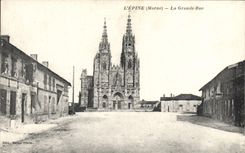 CPA L'Epine Marne La Grande Rue 