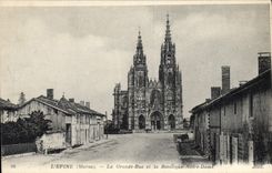 CPA L'Epine Marne La Grande et la Basilique  Notre Dame 