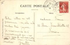 CPA Pontchartrain S et O Le Parc et la Piece d'Eau Eve Cain Abel