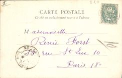 CPA Le Chateau vue du Parc Pontchartain