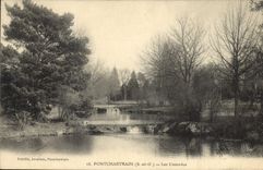 CPA Pontchartrain S et O Les Cascades 