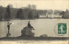 CPA Pontchartrain S et O La Piece d'Eau et le Chateau 