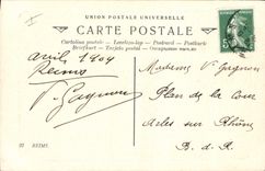 CPA Reims Le Cathedrale 