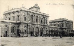 CPA Reims La Gare 