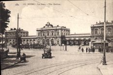 CPA Reims La Gare 