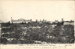 CPA Reims Vue generale des Etablissements Pommery 