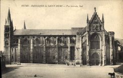 CPA Reims Basilique de Saint Remi Vue laterale Sud 