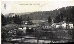 CPA L'Argonne La Harazee Vue Generale 
