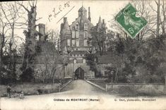 CPA Chateau de Montmort Marne 