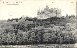 CPA Boursault Le Chateau vue de la Plage 