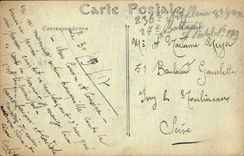 CPA Chaney Marne Maison bombarde 