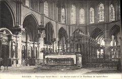 CPA Reims Basilique Saint Remi Le Maitre et le Tombeau de Saint Remi 