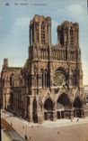 CPA Reims La Cathedrale 