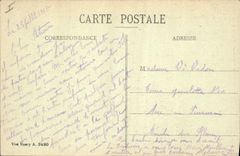 CPA Reims dans ses annees de bombardements 1914 1917 La Cathedrale incendice par les Allemands 