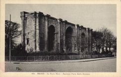 CPA Reims La Porte Mars Ancienne Porte Gallo Romaine 