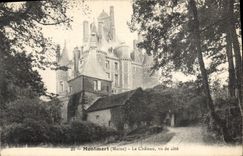 CPA Montmort Marne Le Chateau vu de cote 