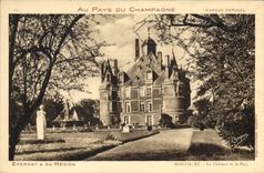 CPA Montmort Le Chateau el le Parc 