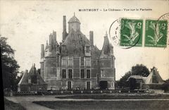 CPA Montmort Le Chateau Vue sur la Perterre 