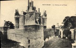CPA Montmort Le Chateau et les Fosses 