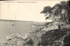 CPA Cannes AM Debarcadere de I'lle St Honorat 