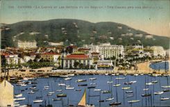 CPA Cannes Le Casino et les Hotels vu du Suquet 