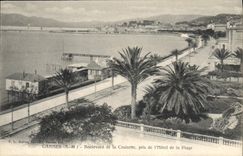 CPA Cannes AM Boulevard de la Croisette pris de l'Hotel de la Plage 