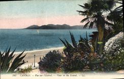 CPA Cannes Vue sur l'Esterel 