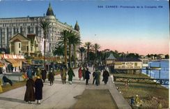 CPA Cannes Promenade de la Croisette 