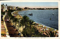 CPA Cannes Promenade de la Croisette 