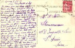 CPA Epernay Marne Eglise Notre Dame 