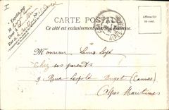CPA Vic sur Gere Cascade du Pas de Cere 