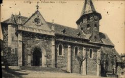 CPA Cantal Vic sur Cere L'Eglise 