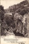 CPA Le Cantal Pittoresque Vallee de Mandailles Pont de St Cirgues de Jordane 