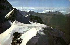 CPA Jungfraujoch 3454 m 11333 ft Ausblick vom phinx Observatorium mit Mathildenspitze 