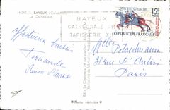 CPA Bayeaux Calvados La Cathedrale 