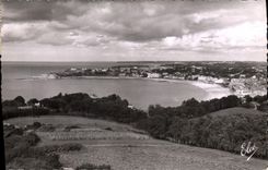CPA Ciboure Basses Pyr La Baie de St Jean de Luz prise de la Tour de Bordagain 