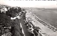 CPA La Cote d'Azur Cannes La Plage et midi 