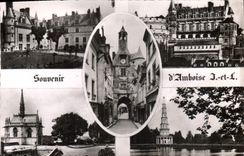 CPA Souvenir d'Amboise 