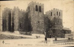 CPA Marseille L'Eglise Saint Victor 