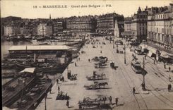 CPA Marseille Quai des Belges 