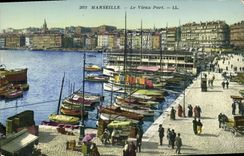 CPA Marseille Le Vieux Port 