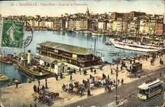 CPA Marseille Vieux Port Quai de la Fraternite 