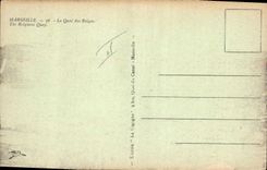 CPA Marseille Le Quai des Belges 