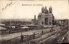CPA Marseille La Cathedrale 