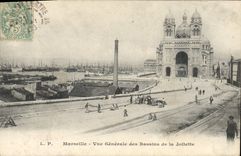 CPA Marseille Vue Generale des Bassins de la Joliette 