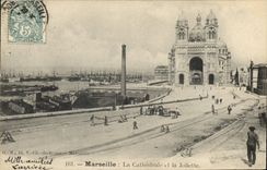 CPA Marseille La Cathedrale et la Joliette 
